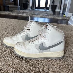 Grey and white air force highs